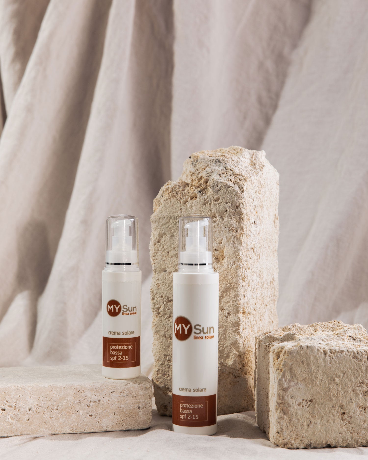Crema solare viso e corpo protezione bassa SPF 2-15