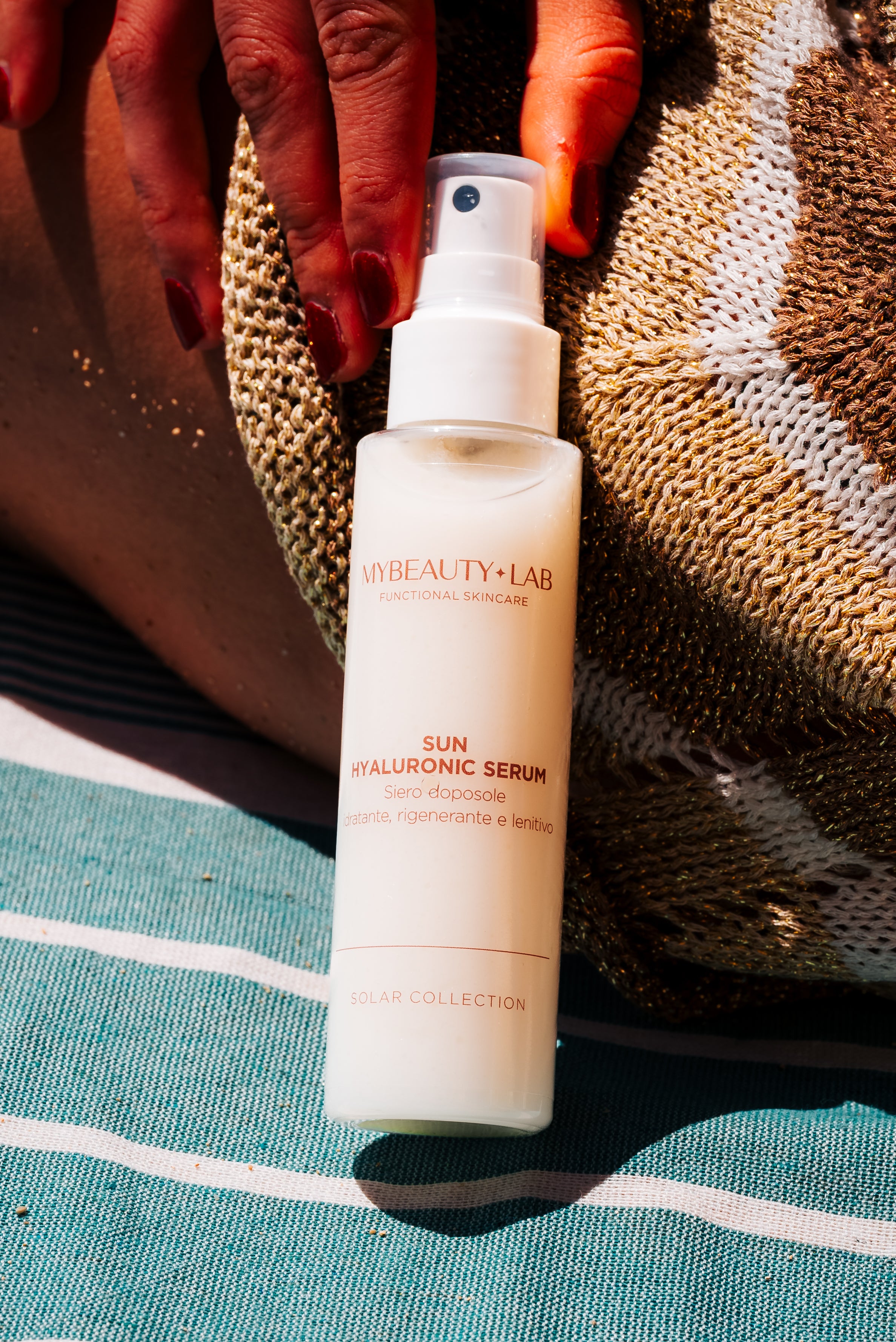 SUN HYALURONIC SERUM Siero doposole viso acido ialuronico after sun